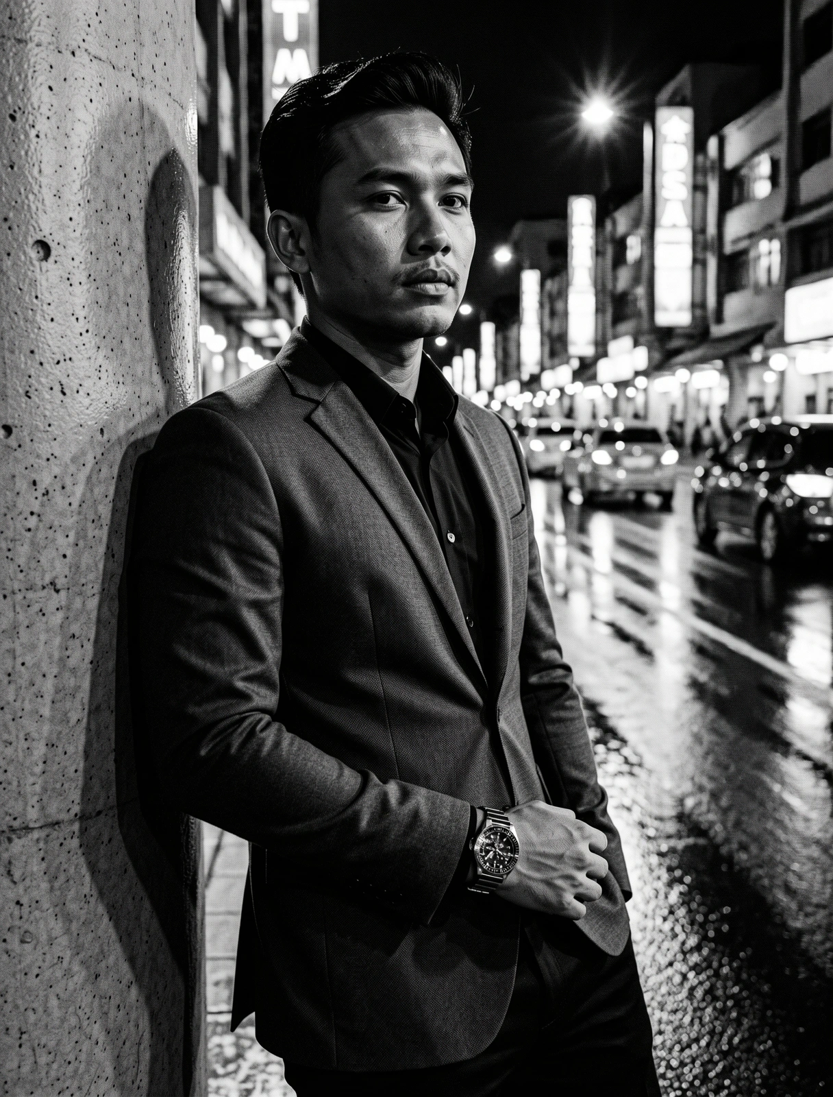 The modern Indonesian man embodying mental clarity